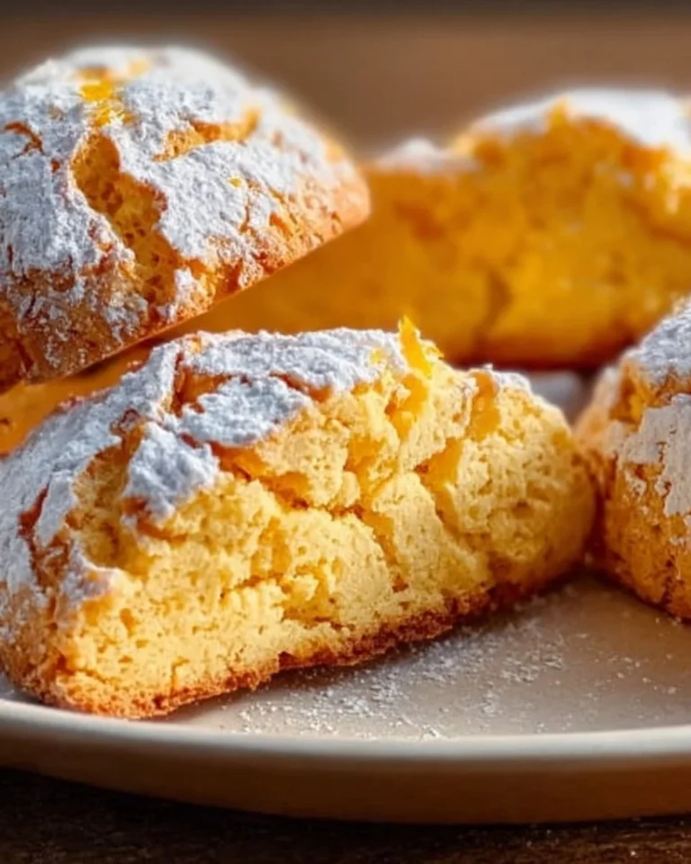 Biscotti Moelleux à l'Orange sur une assiette élégante