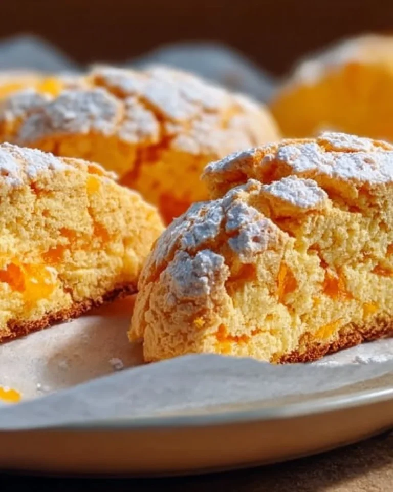 Biscotti moelleux à l'orange croustillants et savoureux sur une table