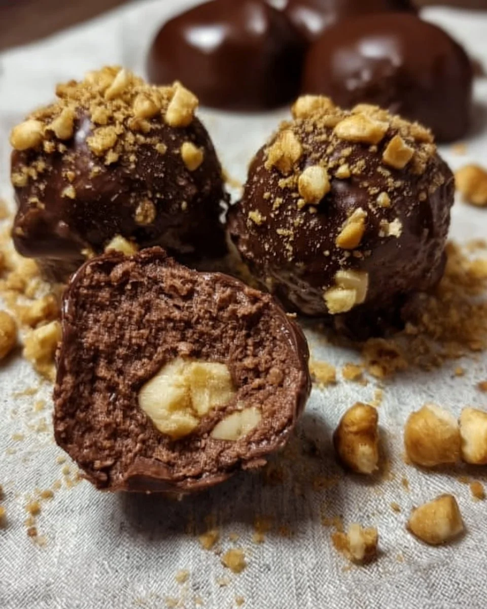 Chocolats type Ferrero Rocher
